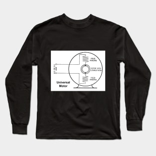 Universal Motor Diagram Long Sleeve T-Shirt